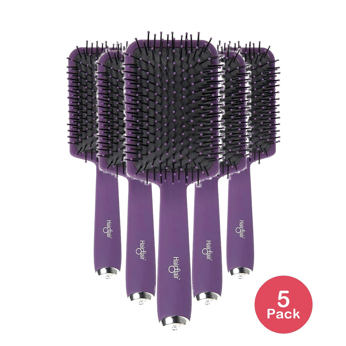 Style & Shine Brush Hairflair Styling Range (Large Paddle) (Pack of 5)