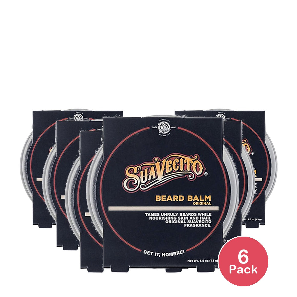 Suavecito Beard Balm Original 1.5 Oz (Pack of 6)