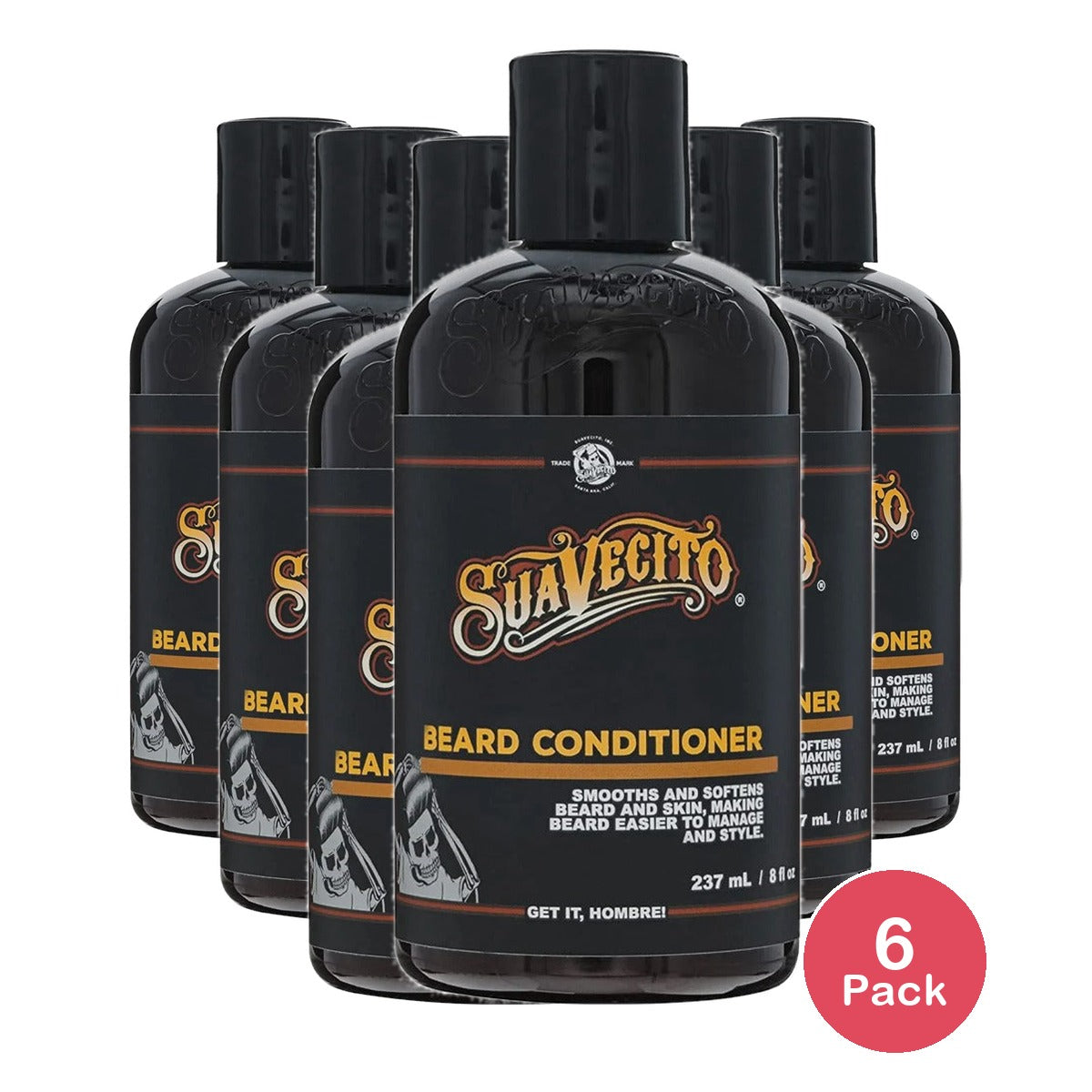 Suavecito Beard Conditioner 8 Oz (Pack of 6)