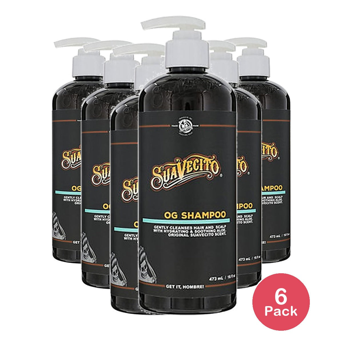 Suavecito OG Shampoo 16 Oz (Pack of 6)