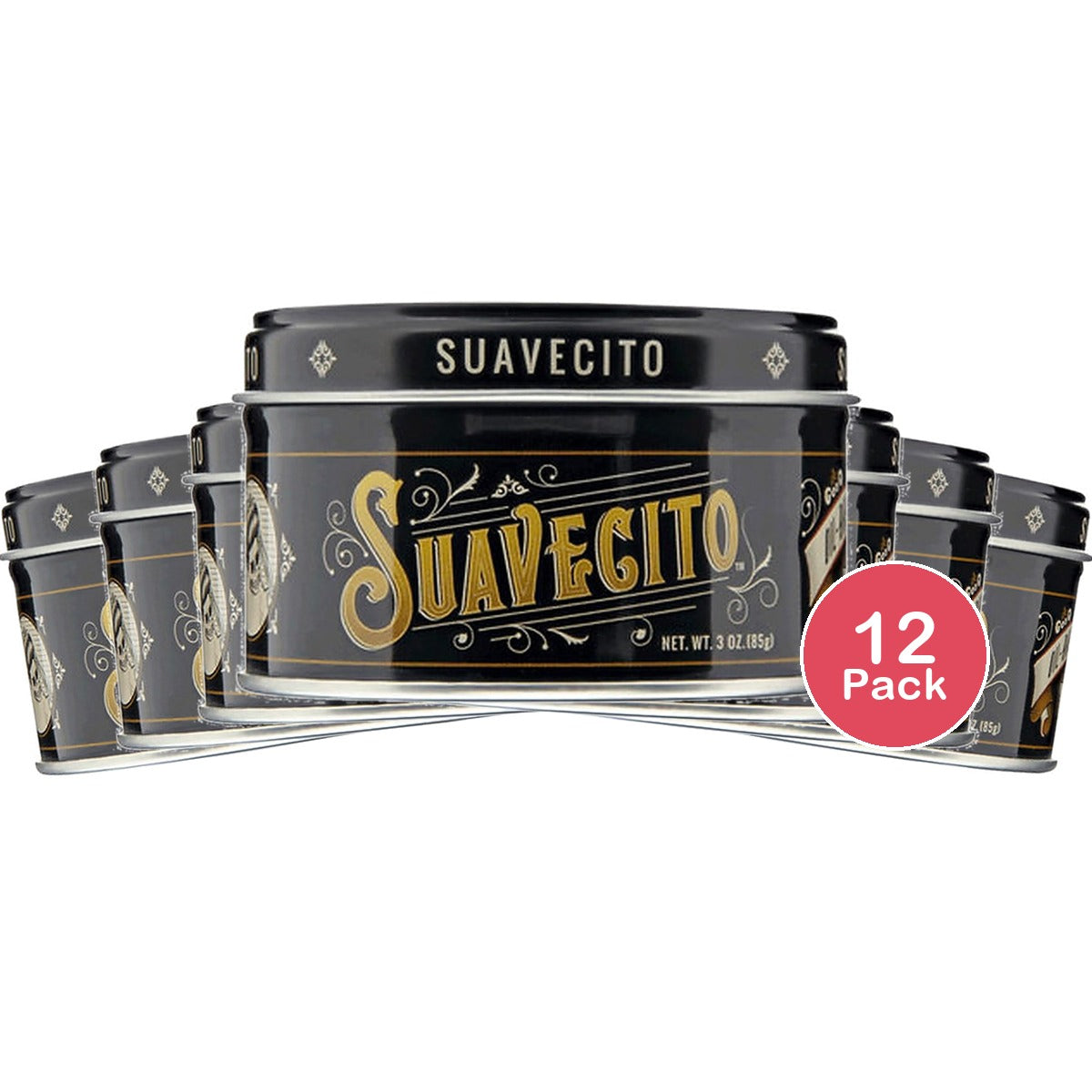 Suavecito Oil Based Pomade 3 Oz (Pack of 12)