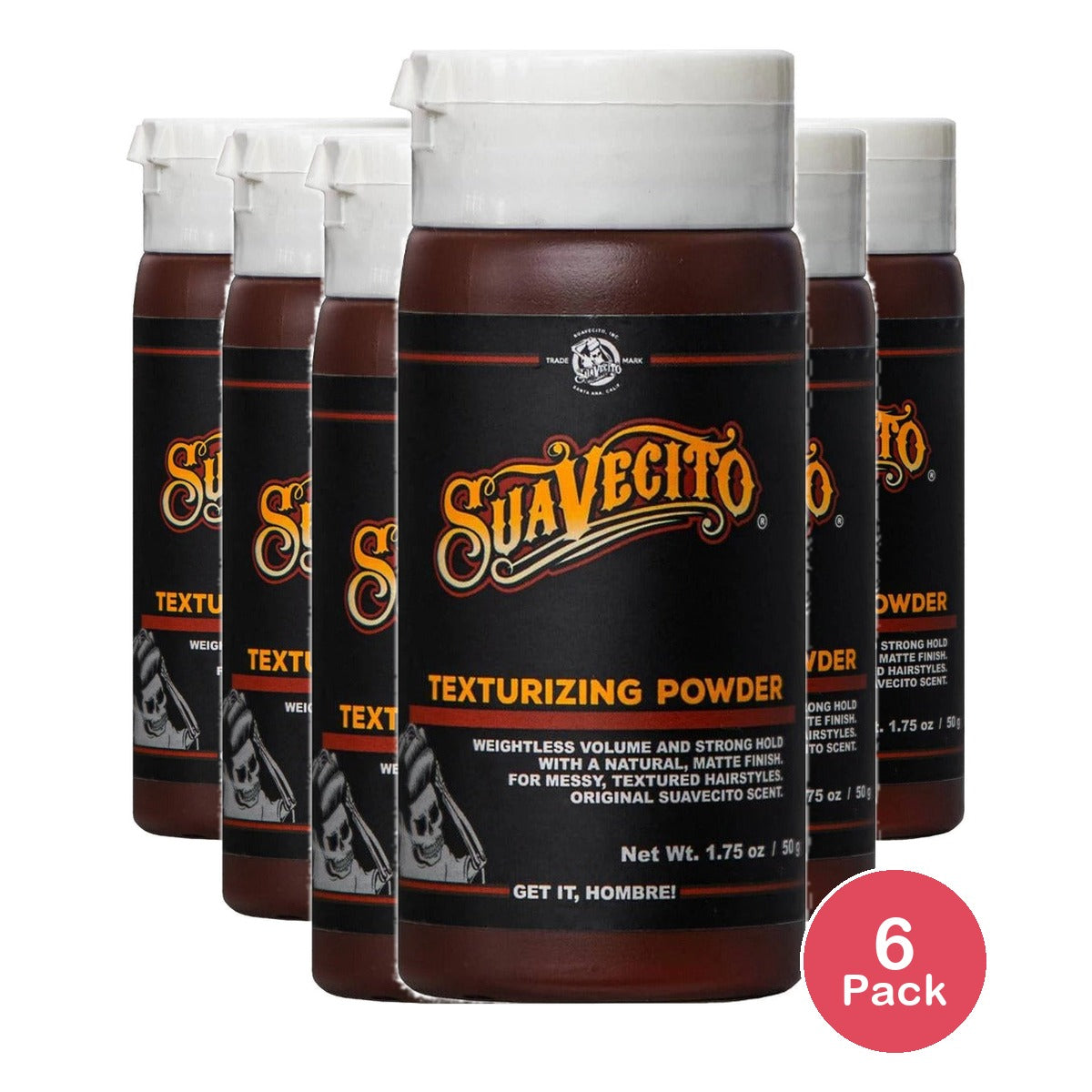 Suavecito Texturizing Volumizer Powder 1.75 Oz (Pack of 6)