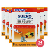 Suero Repone Electrolyte Powder Drink Mix 0.25 Oz (Pack of 24)