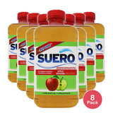 Suero Repone Electrolyte Solution Apple 33.8 Oz (Pack of 8)