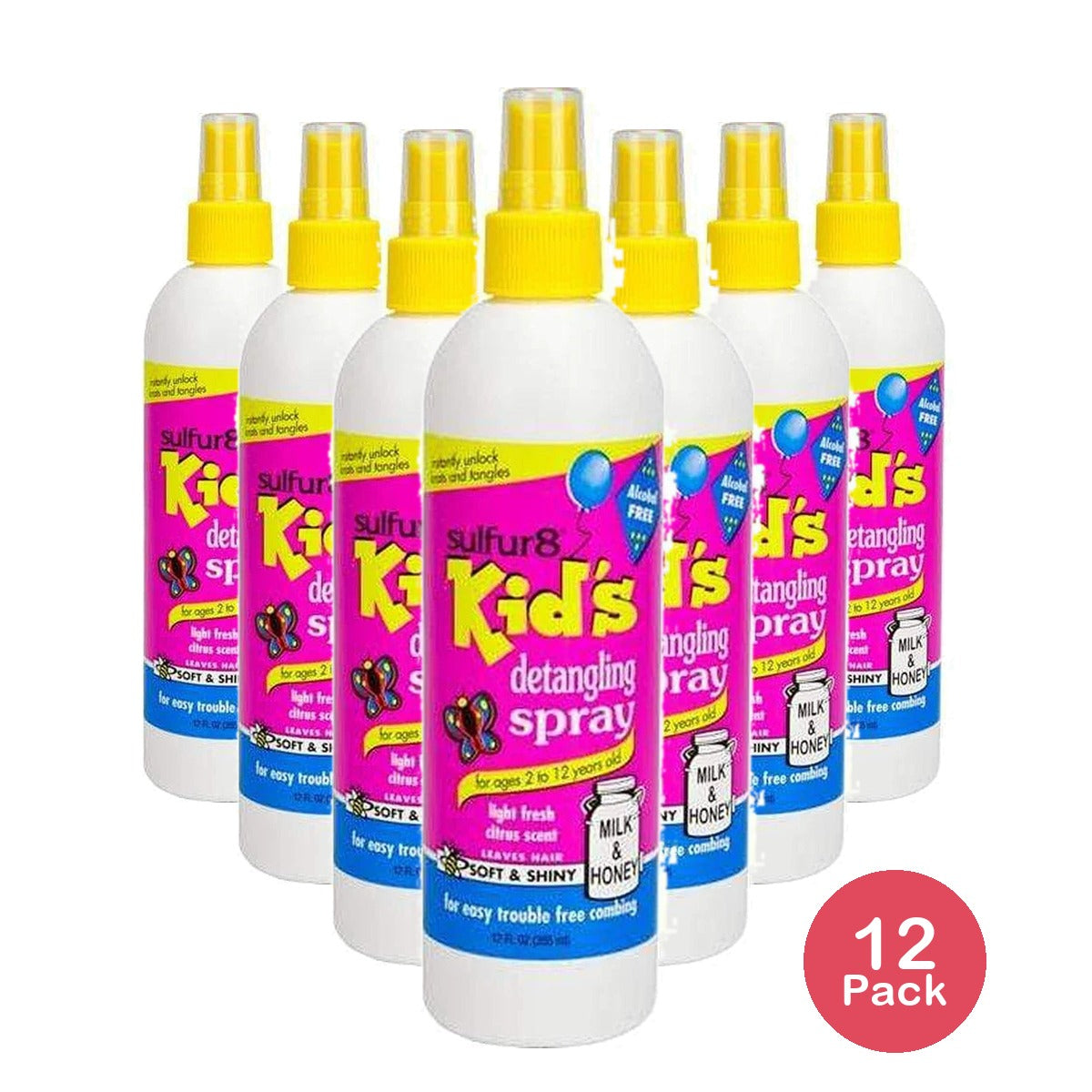 Sulfur 8 Kid's Detanging Spray 12 oz (Pack of 12)