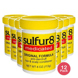 Sulfur8 Medicated Moisturizing Dandruff Relief Deep Conditioner 4 Oz (Pack of 12)