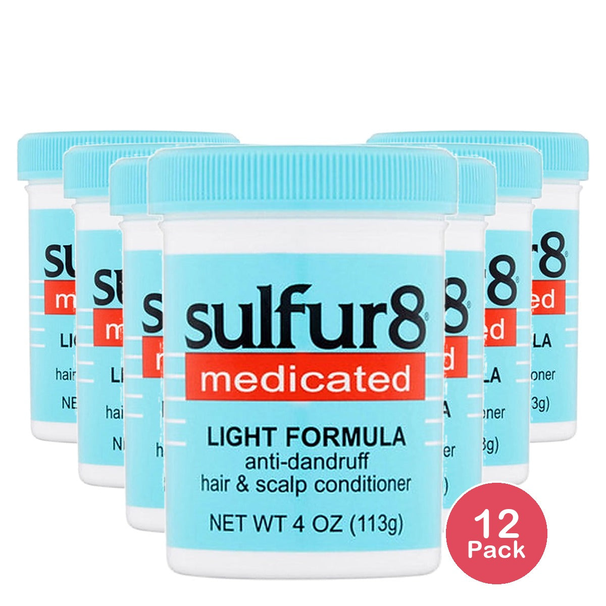 Sulfur8 Medicated Moisturizing Light Formula Conditioner 4 Oz (Pack of 12)