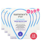 Summer's Eve Odor Relief with Boric Acid Feminine Wipes (Pack of 12)