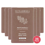 Sunaroma Patchouli Oil Relaxing Body Bar 8 Oz (Pack of 36)