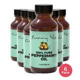 Sunny Isle - 100% Pure and Natural Premium Peppermint Oil - 1 fl. Oz (Pack of 6)