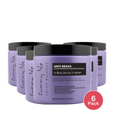 Sunny Isle Anti-Brass Color Enhancing Purple Hair Repair Masque 16oz (Pack of 6)