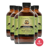 Sunny Isle Jamaican Black Castor Oil Infused with Hemp Oil, 4 Oz (Pack of 6)