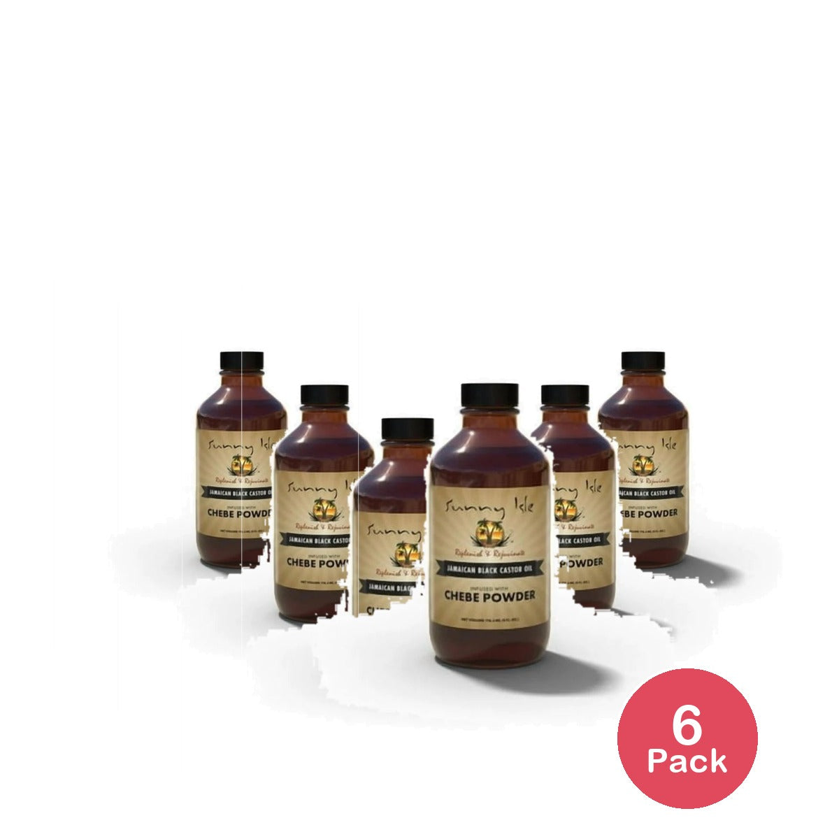 Sunny Isle JBCO Chebe Hair Pomade - 4 Fl. Oz (Pack of 6)