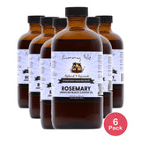 Sunny Isle Rosemary Jamaican Castor Oil, Black, 8 Fl. Oz (Pack of 6)
