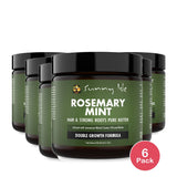 Sunny Isle Rosemary Mint Hair and Strong Roots Butter 4oz (Pack of 6)