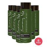 Sunny Isle Rosemary Mint Hair & Strong Roots Shampoo - 12 oz (Pack of 6)