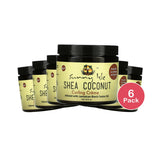 Sunny Isle Shea Coconut Curling Cream with Jamaican Black Castor Oil Shiny Curl 16 Oz (Pack of 6)