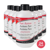 Super Nail Pure Acetone Polish Remover 8 Oz (Pack of 24)