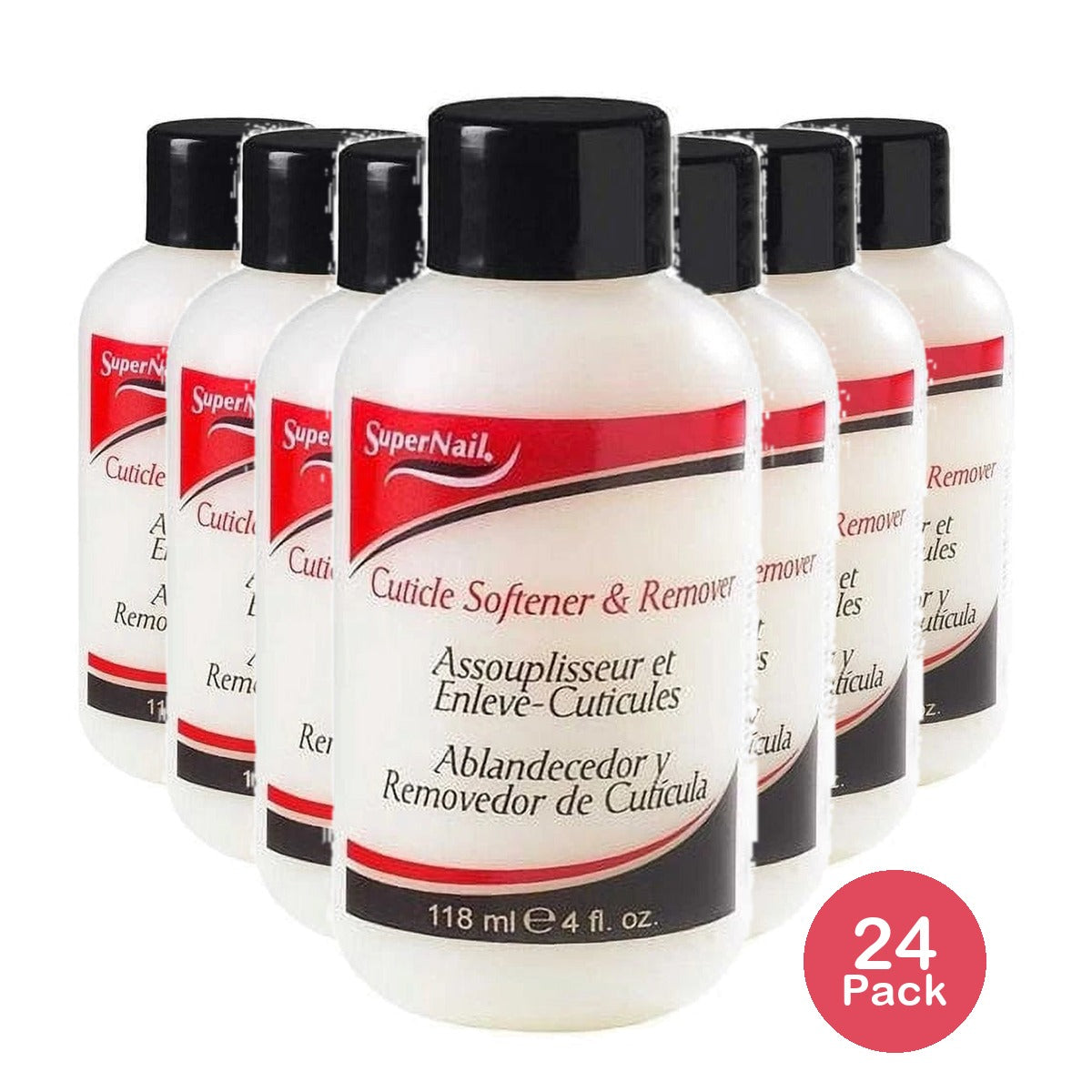 Supernail Cuticle Softener & Remover 4 Oz (Pack of 24)