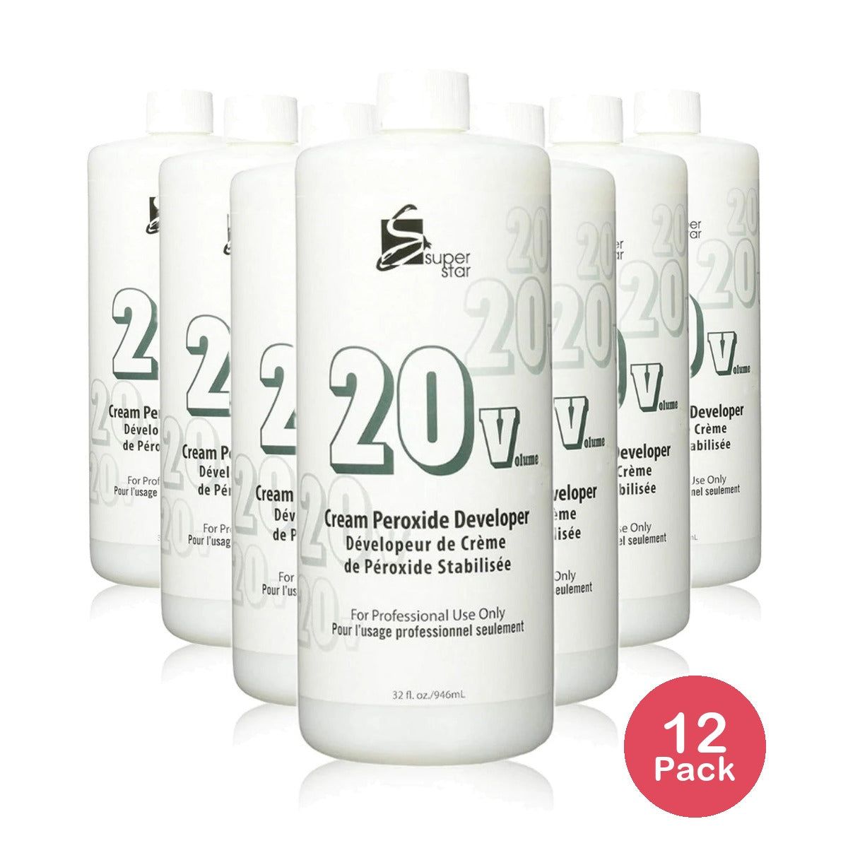 Superstar Cream Peroxide Developer 32 oz (Pack of 12)