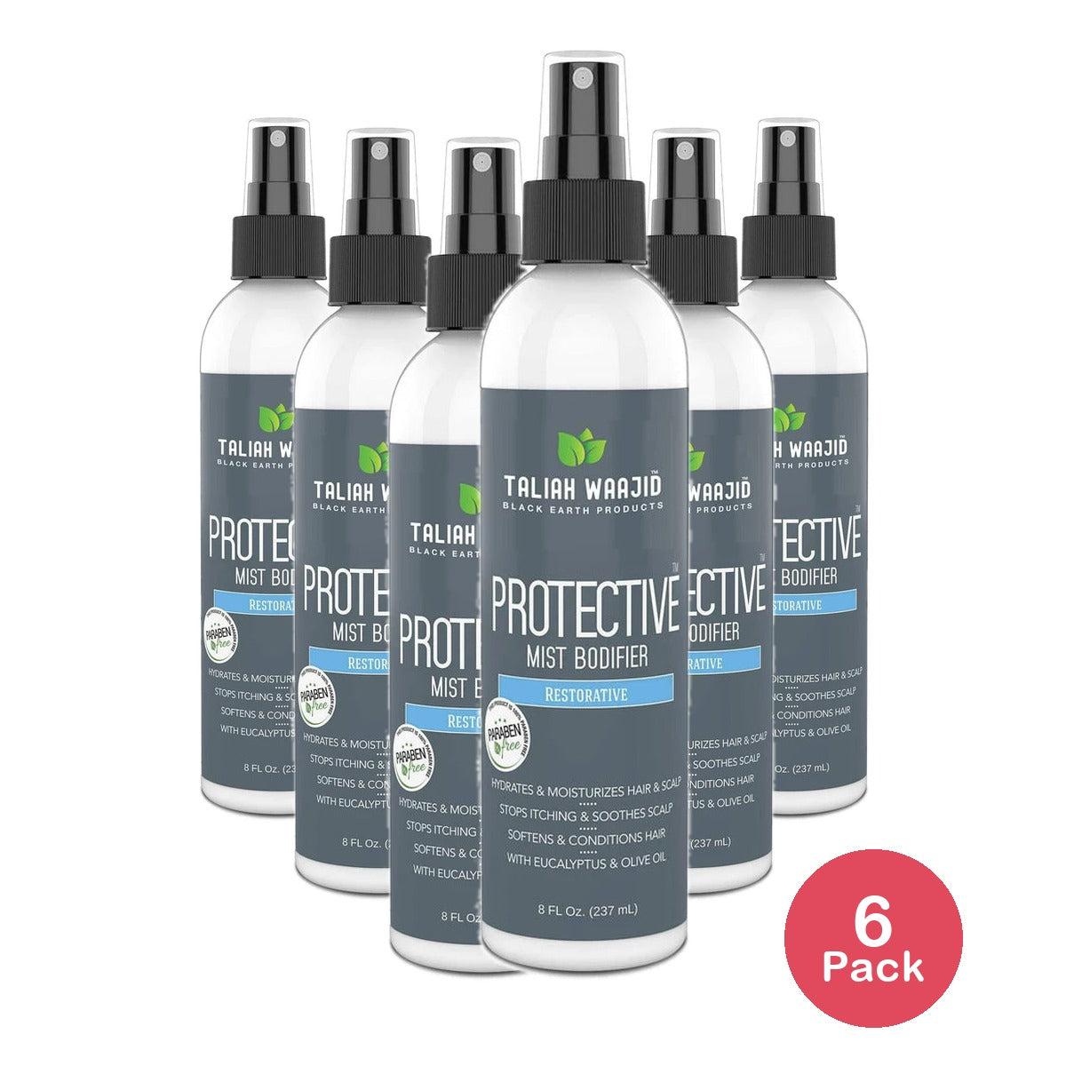Taliah Waajid Black Earth Products Protective Mist Bodifier Medicated Formula 8 Fl. Oz (Pack of 6)