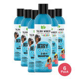 Taliah Waajid Kinky Wavy Natural Berry Clean Three-In-One 8oz  All Hair Type  Cl 8 Fl.  Oz (Pack of 6)