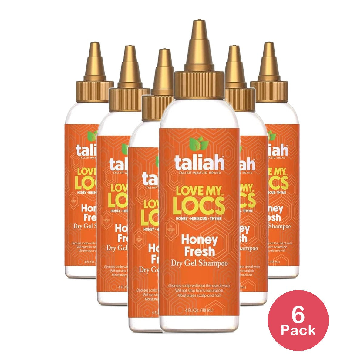 Taliah Waajid Love My Locs Honey Fresh Dry Gel Shampoo 4oz – for Locs  Braids  T 4 Fl. Oz (Pack of 6)