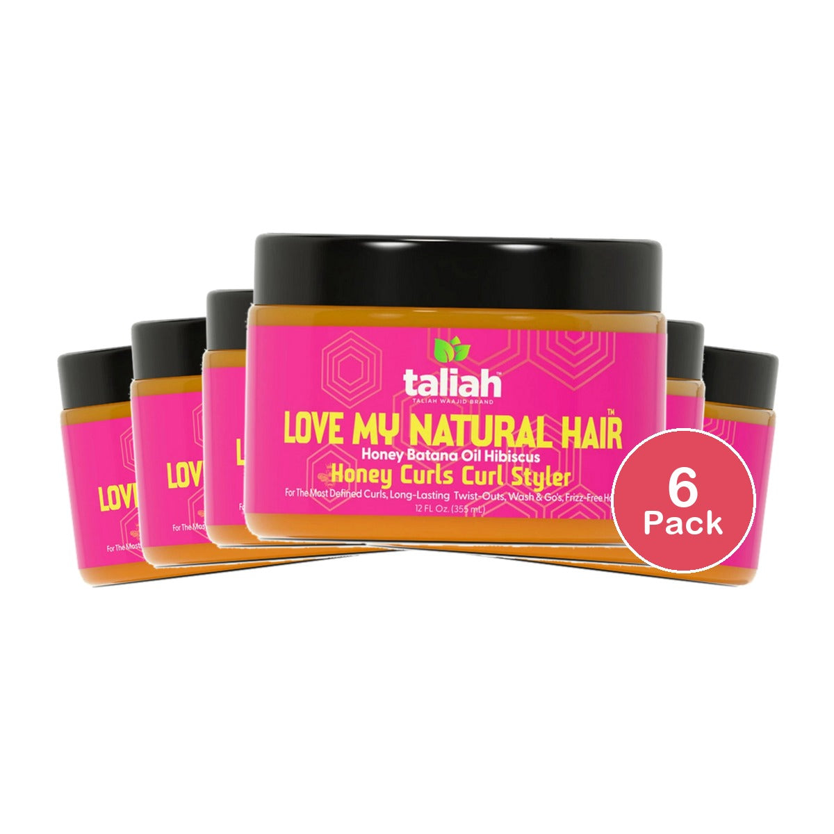 Taliah Waajid Love My Natural Hair Honey Curls Curl Styler with Batana Oil  Hone 12 Fl. Oz (Pack of 6)