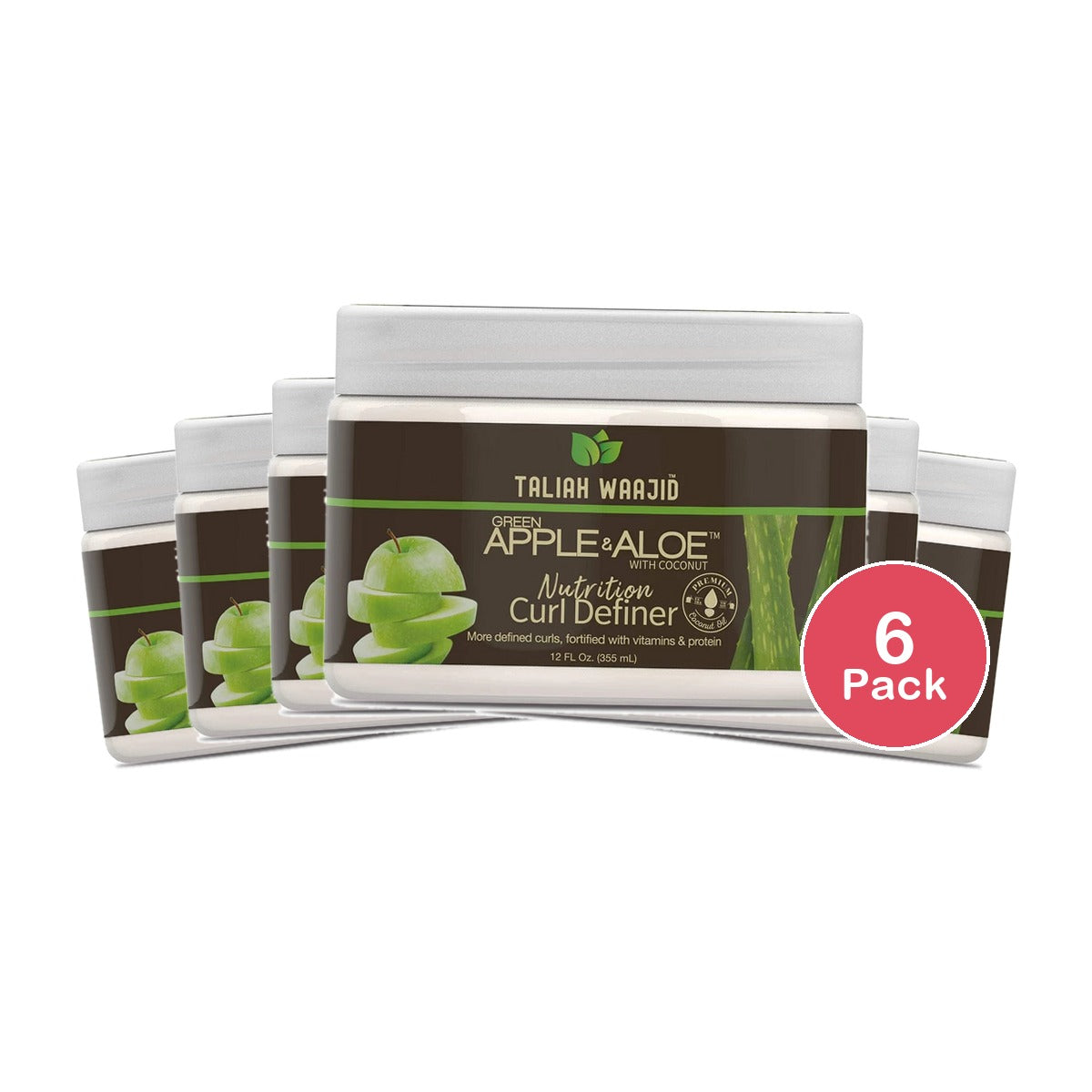 Taliah Waajid Nutrition Curl Definer Hair Styling Cream with Green Apple  12 fl 12 Fl. Oz (Pack of 6)