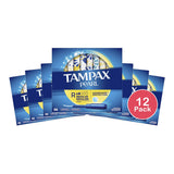 Tampax Pearl Regular Absorbency Tampons Unscented36 Ea 6.66Oz(Pack of 12)
