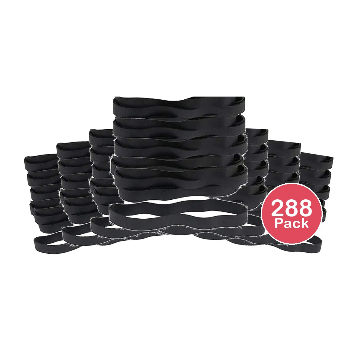Taylor Made Beauty Supply Donna Wide Rubber Bands Super Jumbo (Pack of 288)