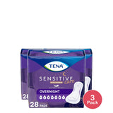 Tena Incontinence Overnight Absorbency Pads For Woman Long 48Oz (Pack of 3)