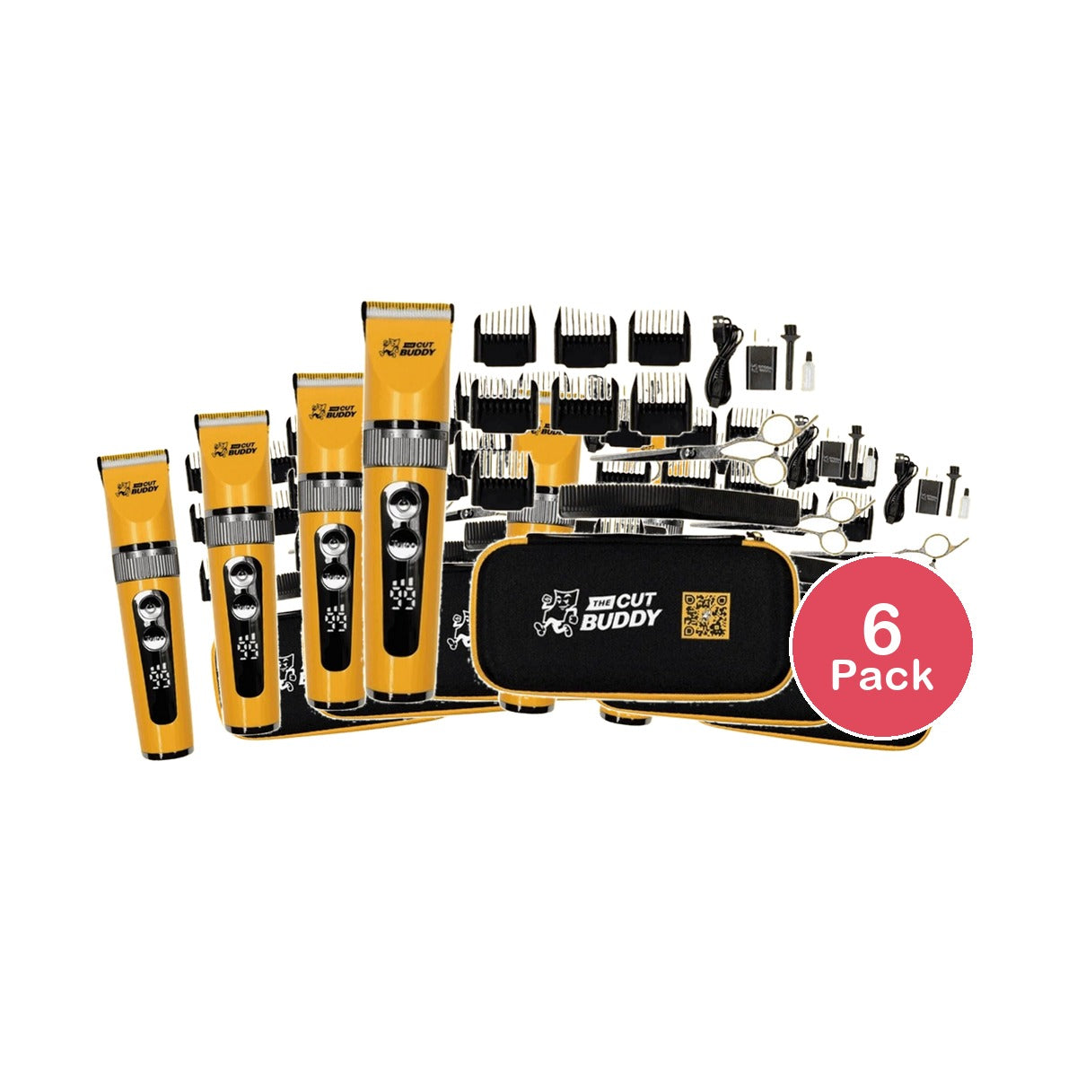 The Cut Buddy Cordless Hair and Beard Clipper (Pack of 6)