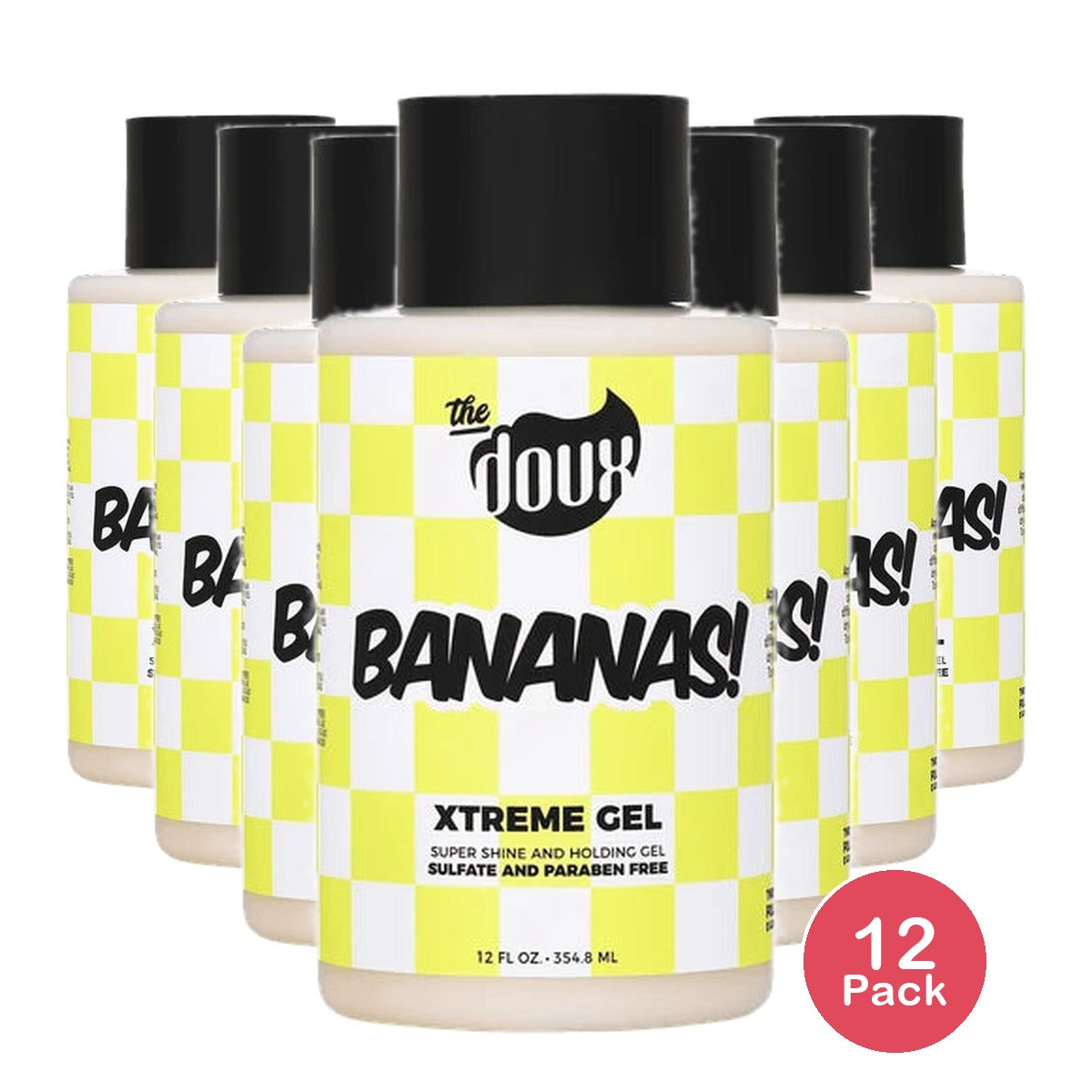 The Doux Bananas Xtreme Hold Hair Gel - 12 fl oz (Pack of 12)