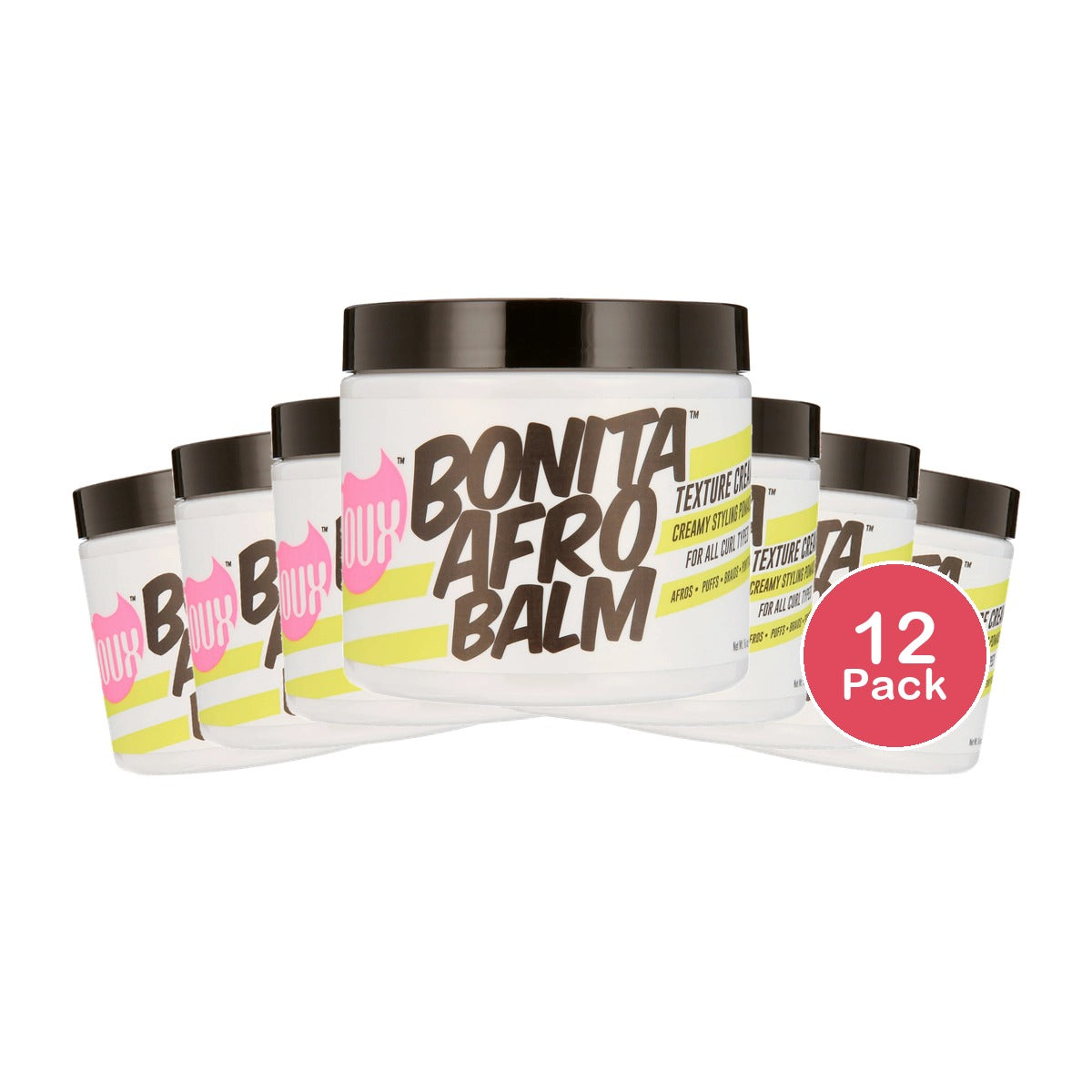The Doux Bonita Afro TXT CRM Curly Hair Moisturizing (Pack of 12) 16 Oz