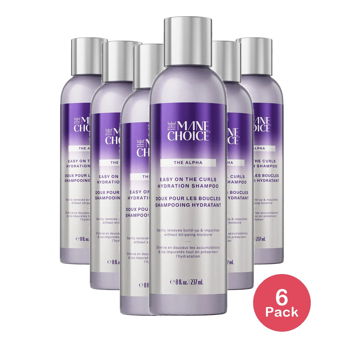 The Mane Choice Easy on The Curls Detangling Hydration Shampoo 8 fl. oz. Unisex (Pack of 6)