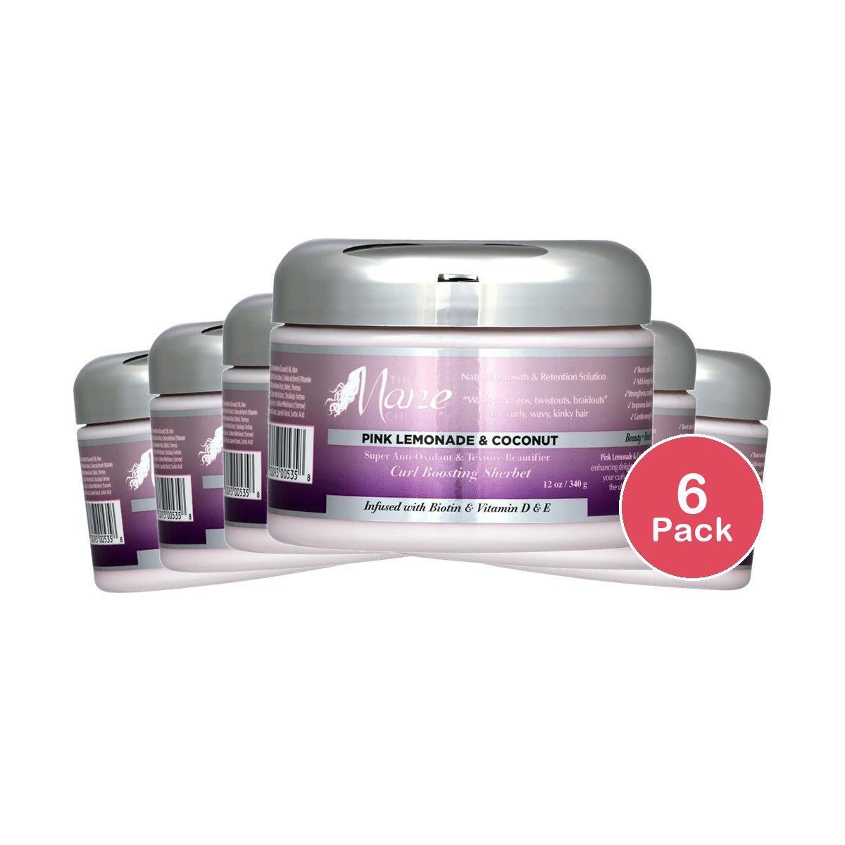 The Mane Choice Pink Lemonade & Coconut Super Antioxidant & Texture Beautifier C 12 Oz (Pack of 6)