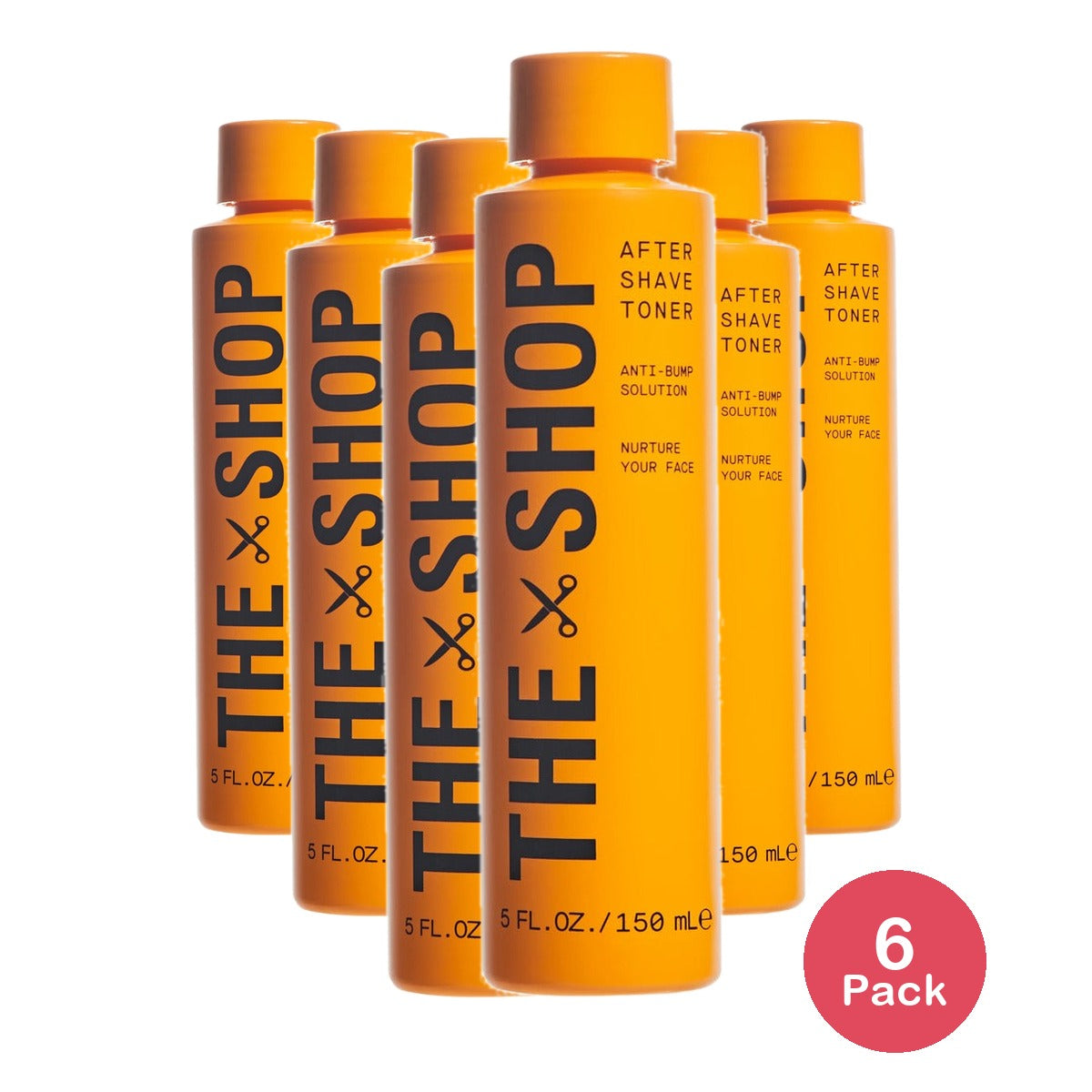 The Shop Aftershave Toner Anti-Bump Solution 5 Oz (Pack of 6)