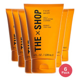 The Shop Face Wash Daily Exfoliating Cleanser 5 Oz (Pack of 6)