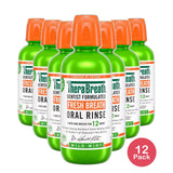 TheraBreath Fresh Breath Mouthwash Mild Mint 16Oz (Pack of 12)