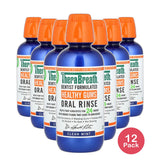 TheraBreath Healthy Mouthwash Rinse Mint 16Oz (Pack of 12)
