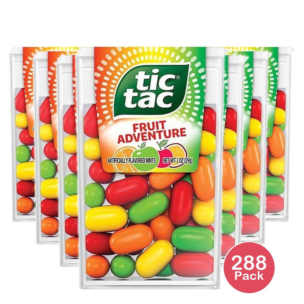 Tic Tac Fruit Adventure Single 1.7 Oz (Pack of 288)