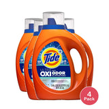 Tide Liquid Detergent OXI with Odor Remover 84oz (Pack of 4)