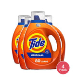 Tide Original HE Compatible Liquid Laundry Detergent Soap - 105 fl 0Z (Pack of 4)