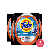 Tide Ultra OXI Power PODS with Odor Eliminators Laundry Detergent Pacs 45 ct 76oz (Pack of 4)