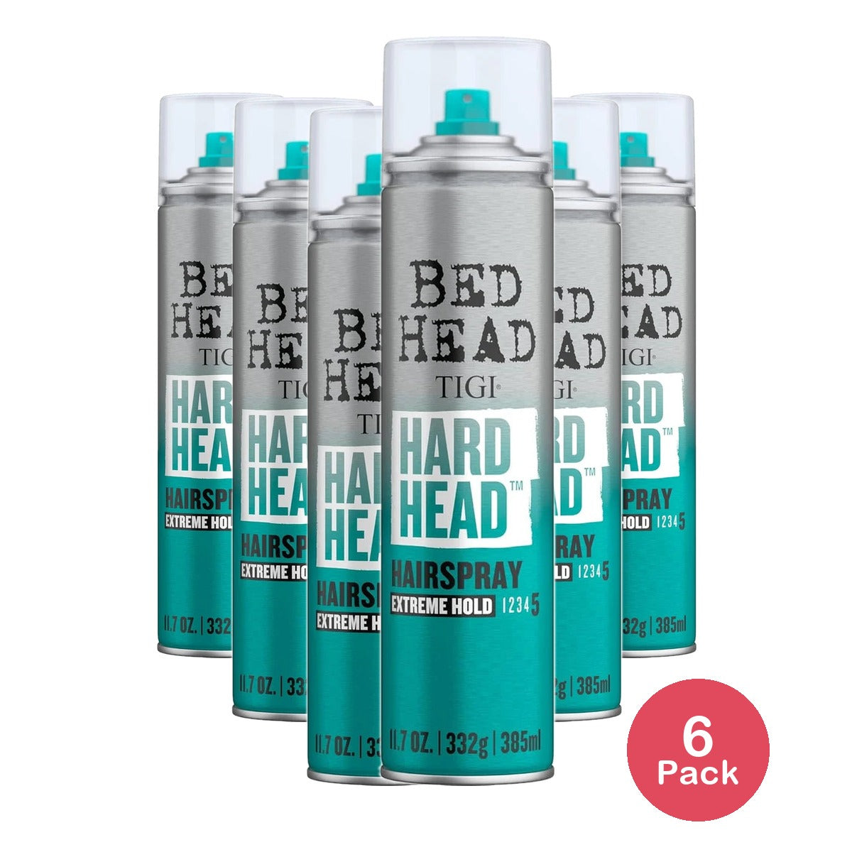 Tigi Bed Head Hard Head Hairspray, 11.7-oz, from Purebeauty Salon & Spa (Pack of 6)