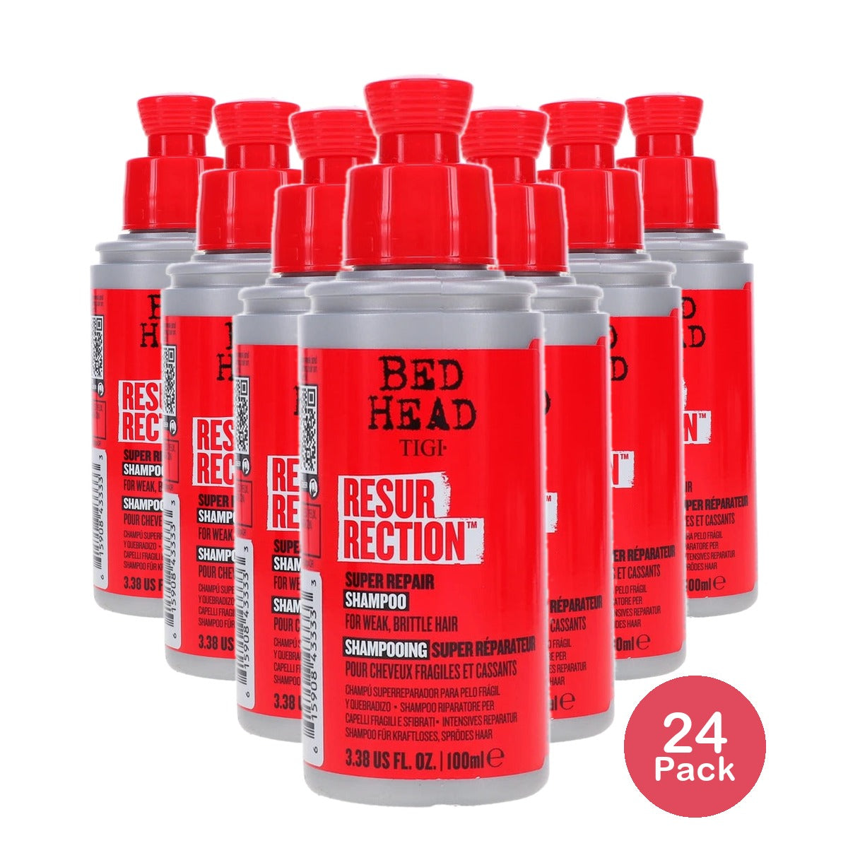 TIGI Bed Head Mini Resurrection Shampoo - 3.38 fl oz (Pack of 24)