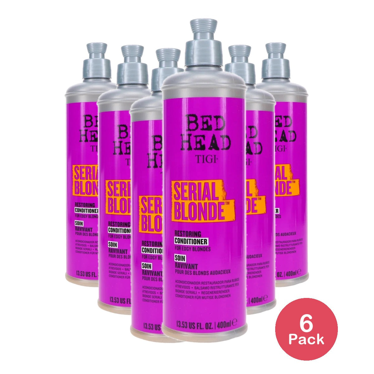 Tigi Bed Head Serial Blonde Restoring Conditioner, 13.53-oz, from Purebeauty Sal (Pack of 6)