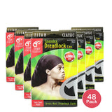 Titan Classic Spandex Unisex Adult Black Dreadlock Cap Hat - Jumbo Size nan (Pack of 48)