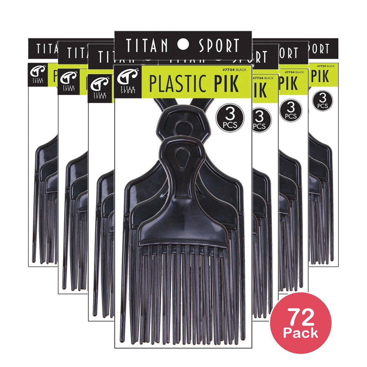 Titan Sport Black Plastic Pik 1 ea nan (Pack of 72)